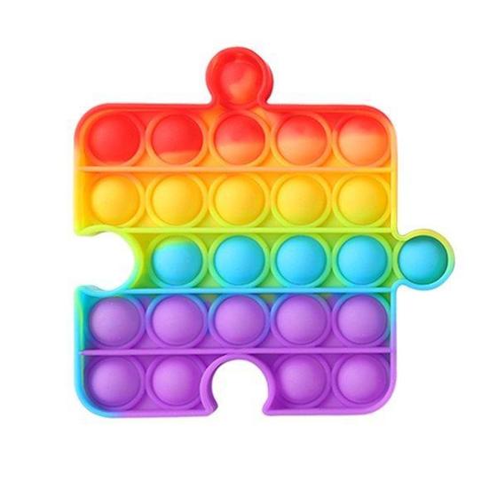 Pop It Brinquedo Fidget Toy Colorido Antistress Bolhas Bubble Sensorial ...