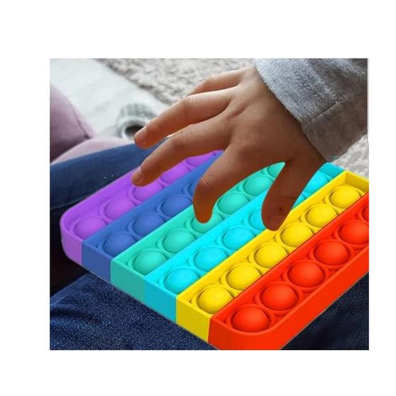 Imagem de Pop It Fidget Brinquedo Sensorial Anti Estresse Colorido