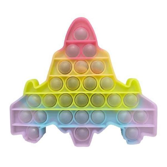 Imagem de Pop It Fidget Toy Brinquedo Antistress Bolha Brilha Escuro