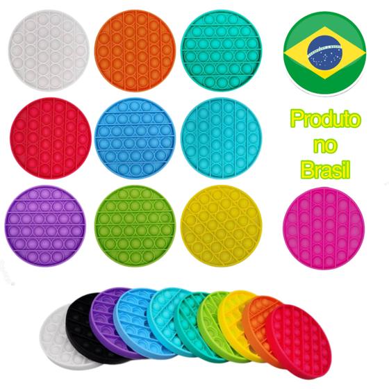 Imagem de Pop It Fidget Toy Empurre Pop Bubble Fidget Sensorial Toy