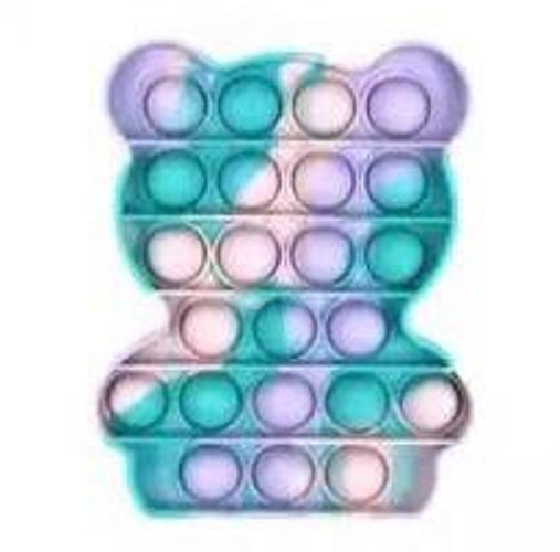 Imagem de Pop It Fidget Toy Pop Bubble Sensorial Ursinho Chiclete