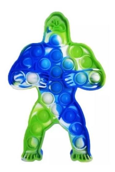 Imagem de Pop It Fidget Toy Pop Bublle Sensorial King Kong ul Verde