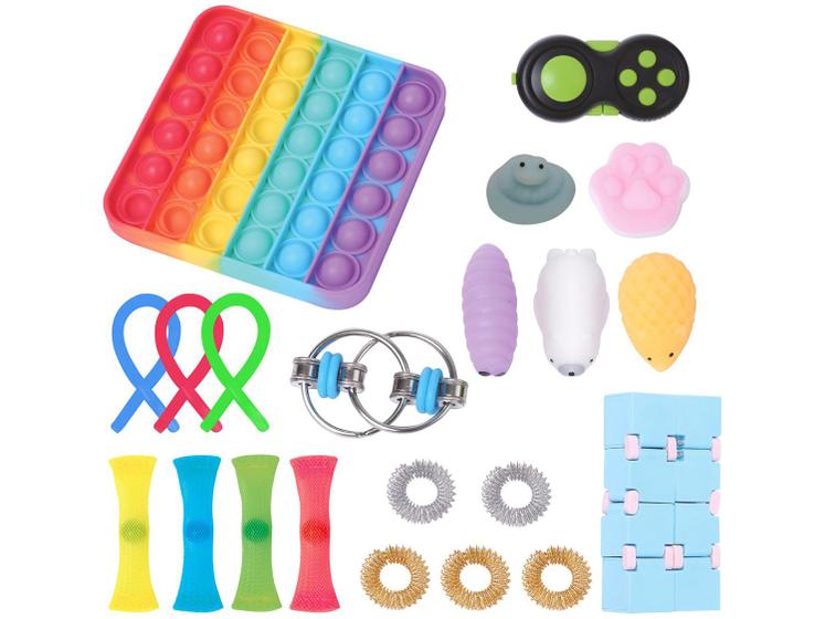 Pop It Fidget Toys Shiny Toys 22 Peças Menor preço em Pop It Fidget Toys Shiny Toys 22 Peças