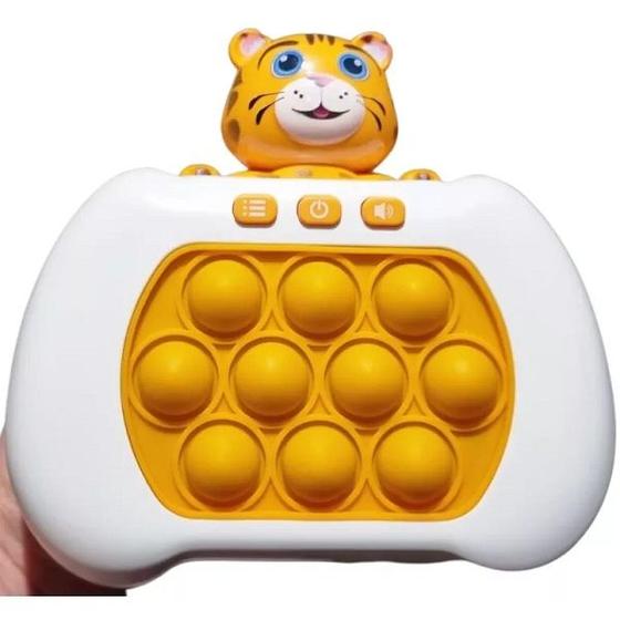 Imagem de Pop IT Gamer Eletronico ANTI STRESS Brinquedo C/ Som Console Tigre