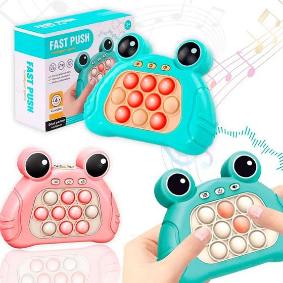 Imagem de Pop It Mini Gamer Console Som Anti Stress Fidget Toys Push Brinquedo Infantil Sensorial