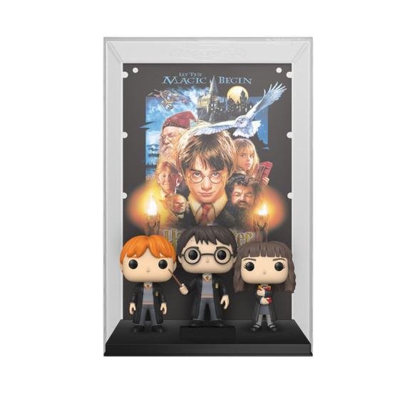 Imagem de Pop! Movie Posters: Harry Potter E A Pedra Filosofal - Ron Weasley, Harry Potter E Hermione Granger - 14