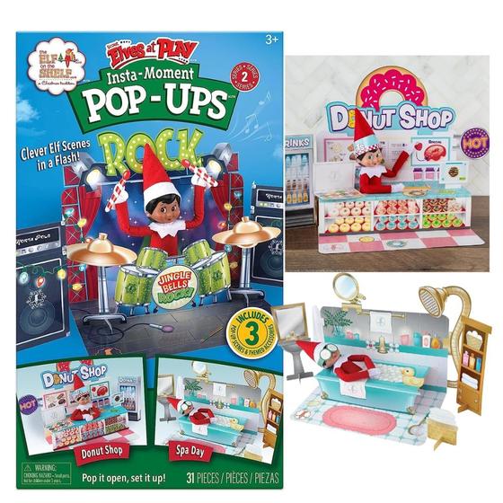 Imagem de Pop-ups Instantaneamente para o Elf on the Shelf - 3 Cenários Incríveis