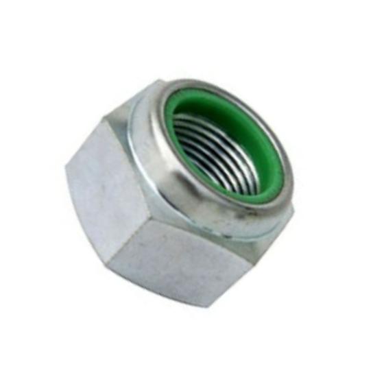 Imagem de Porca auto travante com nylon parlock zincada M6 com 100 pçs