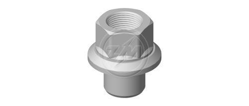 Imagem de Porca parafuso roda 22mm chave 32 oscilante centralizadora h22/49 (guia)