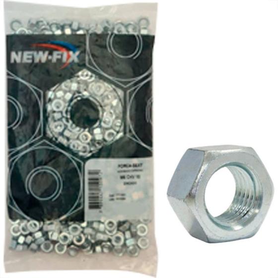 Porca Torneada Nfix A 1/8 ( Nc ) - Kit C/10 CE - newfix porcas Imagem de Porca Torneada Nfix A 1/8 ( Nc ) - Kit C/10 CE