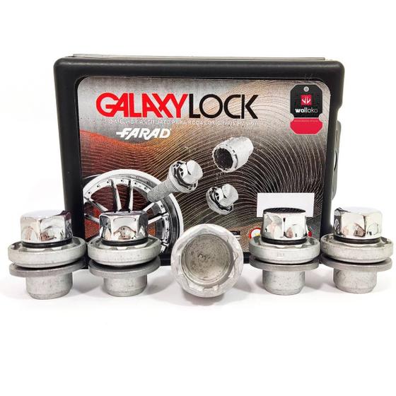 Imagem de Porca Trava Antifurto de Roda Galaxylock GM Blazer H/M