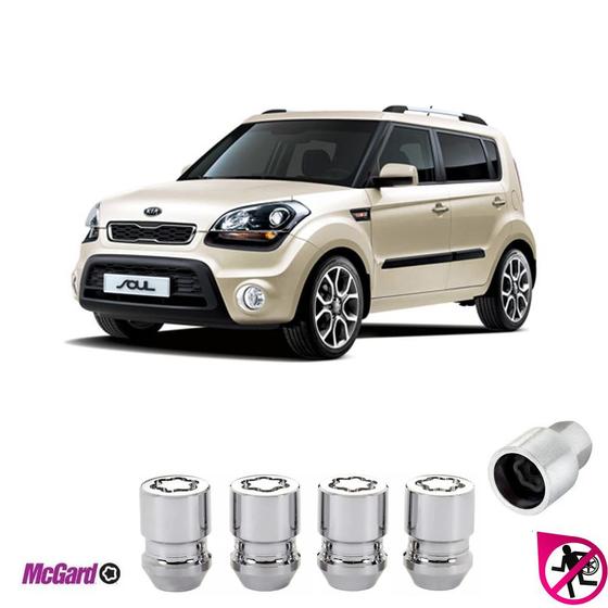 Imagem de Porca Trava Antifurto Roda Kia Soul 2013 a 2019 Original