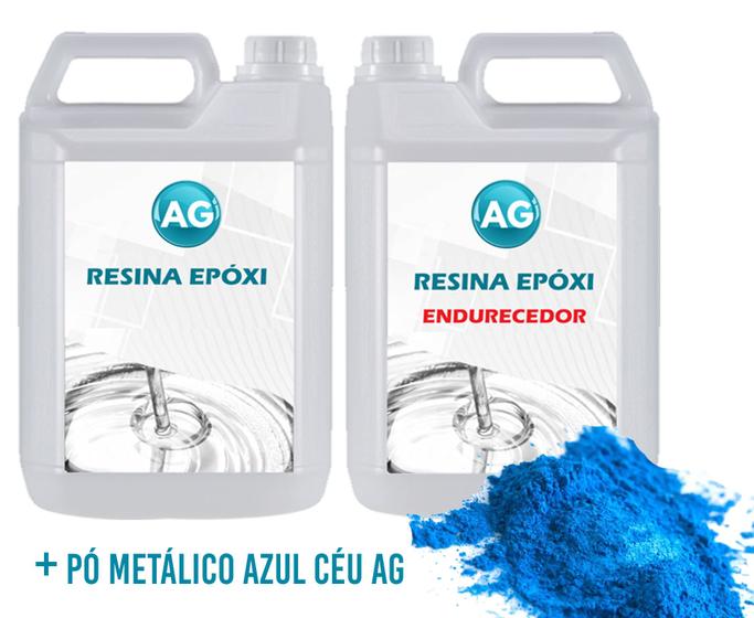 Imagem de Porcelanato Líquido Metálico Azul Céu AG por M²
