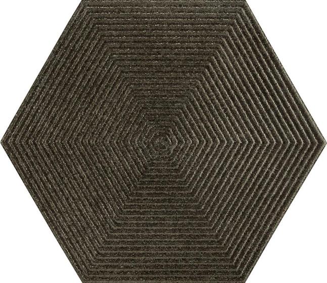 Imagem de Porcelanato Love Hexagonal 17,4x17,4cm (Caixa c/ 0,26m²) Steel Gray Mix Portinari
