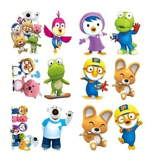 Imagem de Pororo -10 Displays De Festa De 20cm Totens