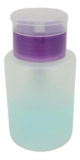 Imagem de Porta Acetona Com Dosador Manicure E Pedicure 150 Ml - Roxo