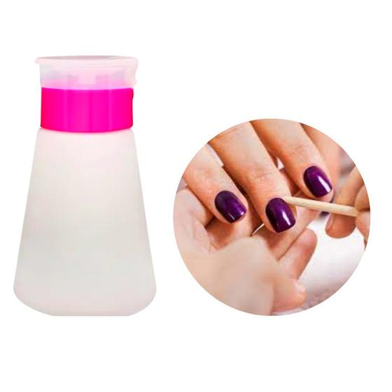 Imagem de Porta Acetona com Válvula Dosadora Tira Esmalte 180 ML