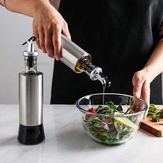 Porta Azeite VinagreEm Aço Inox 300 Ml Vinagreiro Bico Dosador - Wincy Menor preço em Porta Azeite VinagreEm Aço Inox 300 Ml Vinagreiro Bico Dosador - Wincy