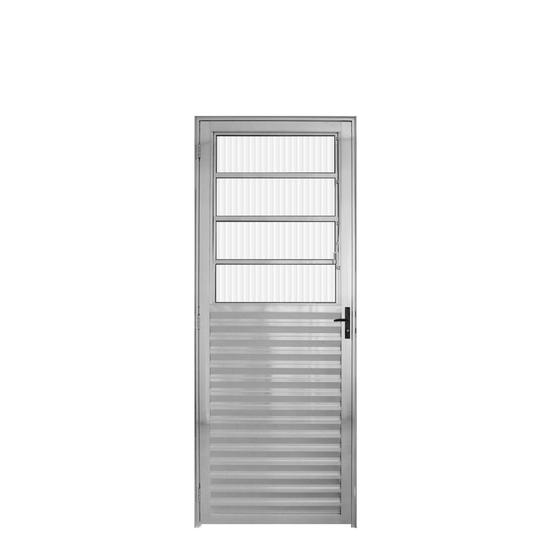 Imagem de Porta Basculante Aluminio Brilhante 0.90 X 2.10 Lado Direito - Hale