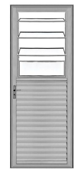 Imagem de Porta basculante l25 aluminio brilhante 2,10 x 0,70 esquerda