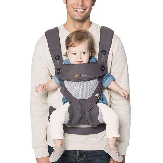 Imagem de Porta-bebês Ergobaby 360 All-Position com suporte lombar