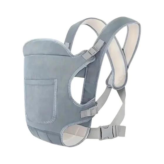 Imagem de Porta-bebês Ergonômico Canguru Sling Infantil Criança Mochila Envoltório Saco Recém-nascido 0-24