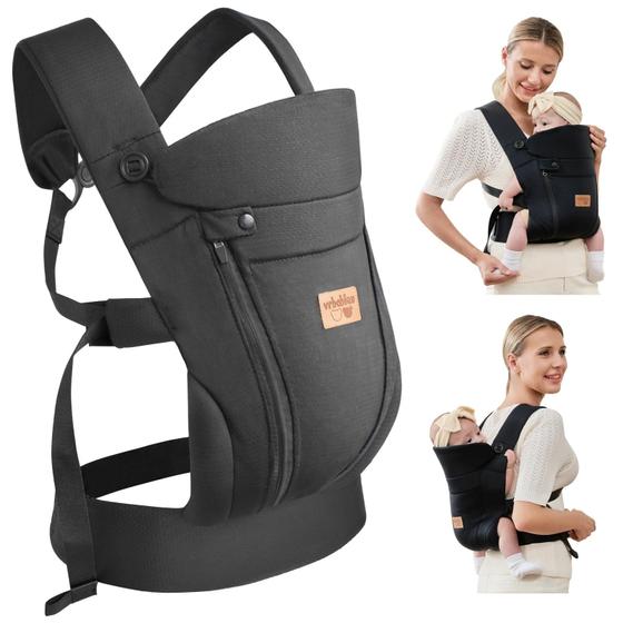 Imagem de Porta-bebês vrbabies New Upgrade Ergonomic Black