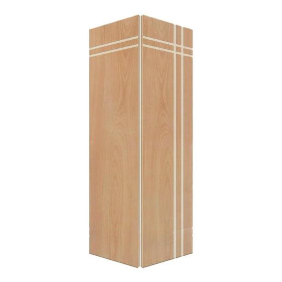Imagem de Porta Camarão de Madeira 210x80cm Friso 03 Sarrafeada Jb Portas