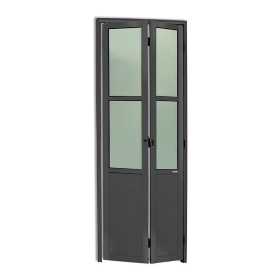 Imagem de Porta Camarão Meia Lambril Meia Vidrão Linha 25 Vidro Boreal 210cm x 60cm Brimak