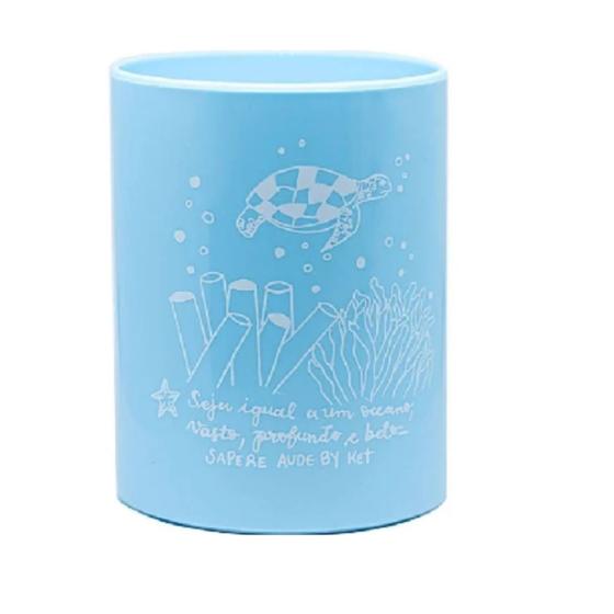Imagem de Porta caneta up cores pasteis newpen azul