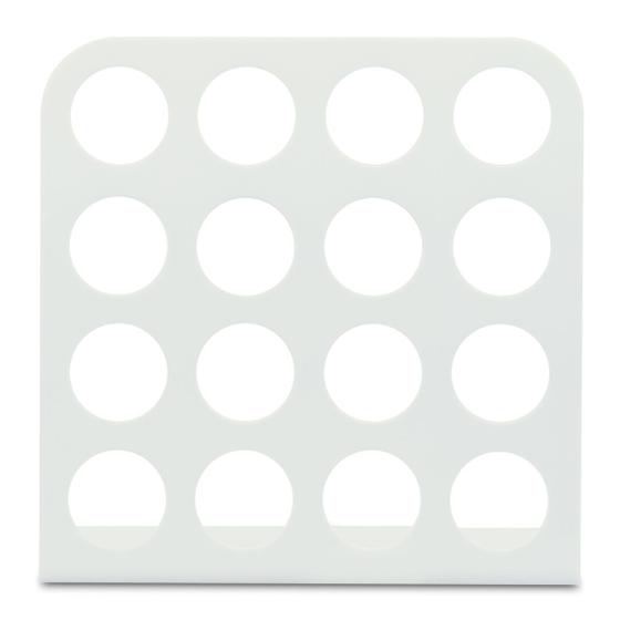 Porta Cápsula Acrílico Dolce Gusto Branco - 16 un. Menor preço em Porta Cápsula Acrílico Dolce Gusto Branco - 16 un.