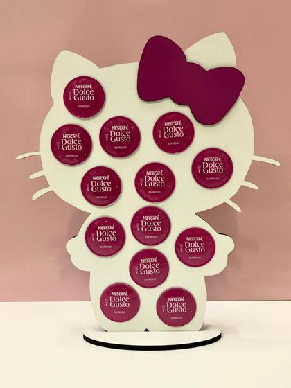 Imagem de Porta Capsula de café Dolce Gusto, modelo Hello Kitty