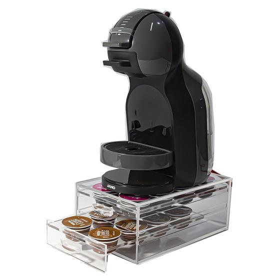 Porta cápsulas dolce gusto em acrílico para 16 capsulas Menor preço em Porta cápsulas dolce gusto em acrílico para 16 capsulas