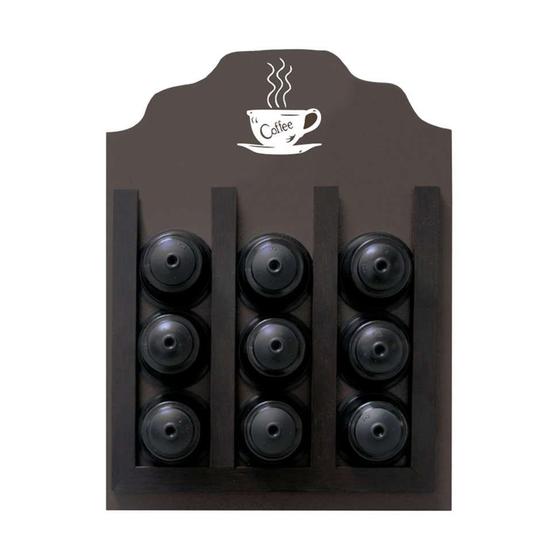 Porta Cápsulas Dolce Gusto Xicara Coffe Imbuia 20x30cm é boa?