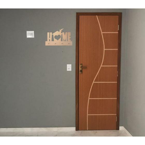 Imagem de Porta Chave Home Em Mdf Natural