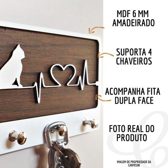 Imagem de Porta Chave Moderno Criativo Gato