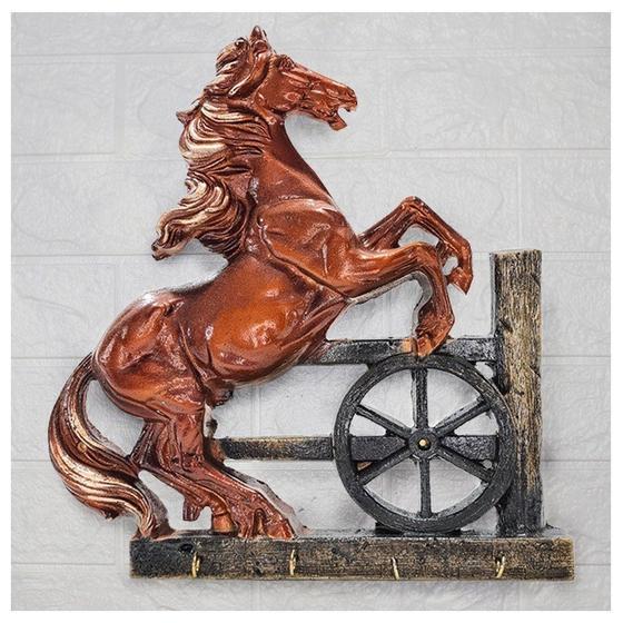 Imagem de Porta Chaves Cavalo Crioulo 34,5cm