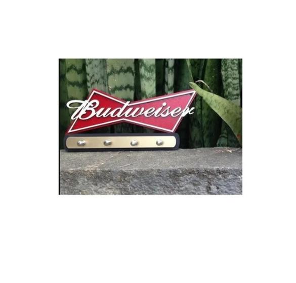 Imagem de Porta Chaves De Parede Relevo Porta Chaves Budweiser