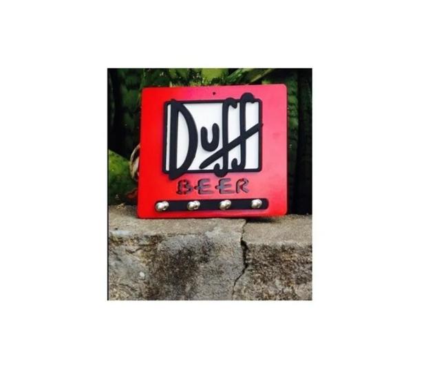 Imagem de Porta Chaves De Parede Relevo Porta Chaves Duff Beer