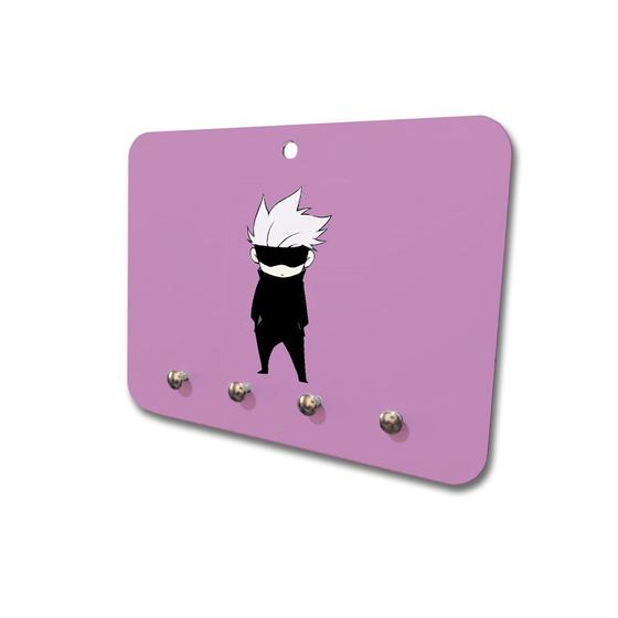 Porta Chaves MDF 4 Pinos Gojo Anime Jujutsu Kaisen Roxo - Polo Cat ...