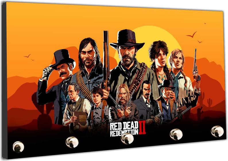 Imagem de Porta Chaves Red Dead Redemption Game Jogos