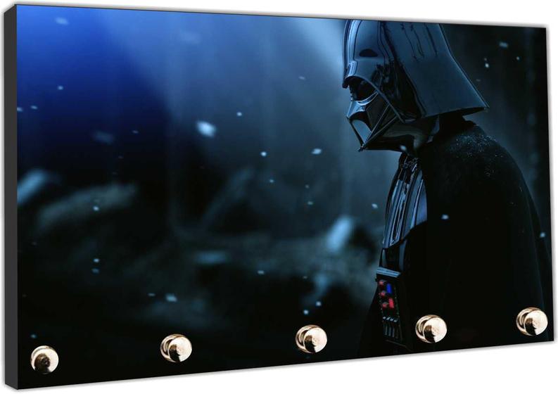 Imagem de Porta Chaves Star Wars Darth Vader Geek Organizador Chaveiro