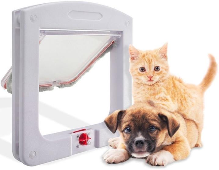 Imagem de Porta Com Trava Passagem Pet Gatos Pequenos Cães Felinos