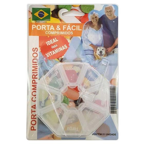 Imagem de Porta comprimidos com 8 cavidades