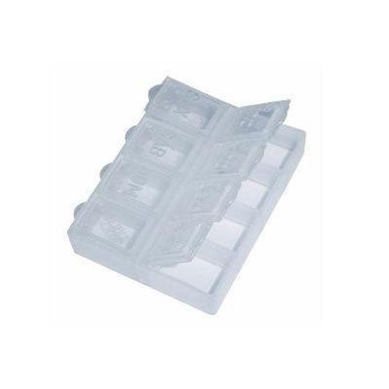 Porta Comprimidos com 8 Compartimentos - Plasnorthon Menor preço em Porta Comprimidos com 8 Compartimentos - Plasnorthon