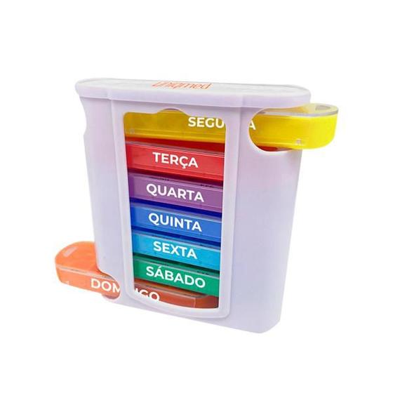 Porta Comprimidos Semanal Remédio Vitaminas Uniqmed Menor preço em Porta Comprimidos Semanal Remédio Vitaminas Uniqmed