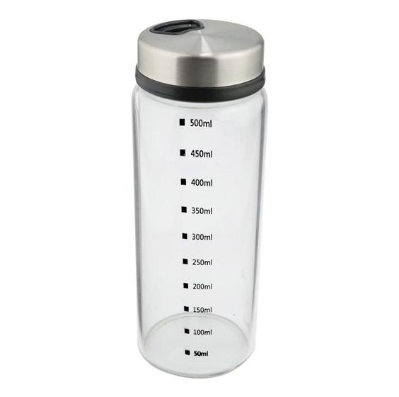 Porta Condimento em Vidro Borossilicato e Aço Inox 450ml - Dynasty Menor preço em Porta Condimento em Vidro Borossilicato e Aço Inox 450ml - Dynasty
