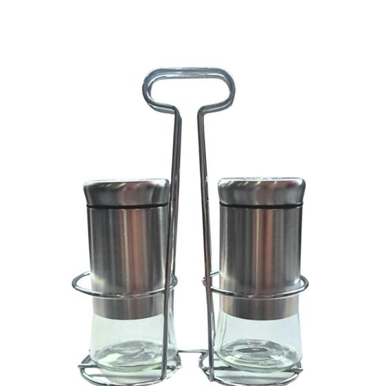 Imagem de Porta condimentos c/2 potes 140ml ref90646