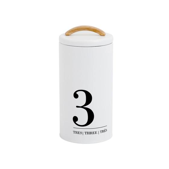 Imagem de Porta Condimentos Metalla N3 Branco 1750ml - YOI