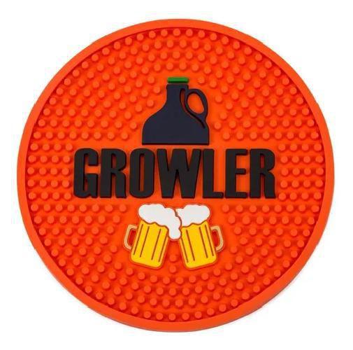 Imagem de Porta Copos Balde De Gelo Bar Mat Growler Laranja